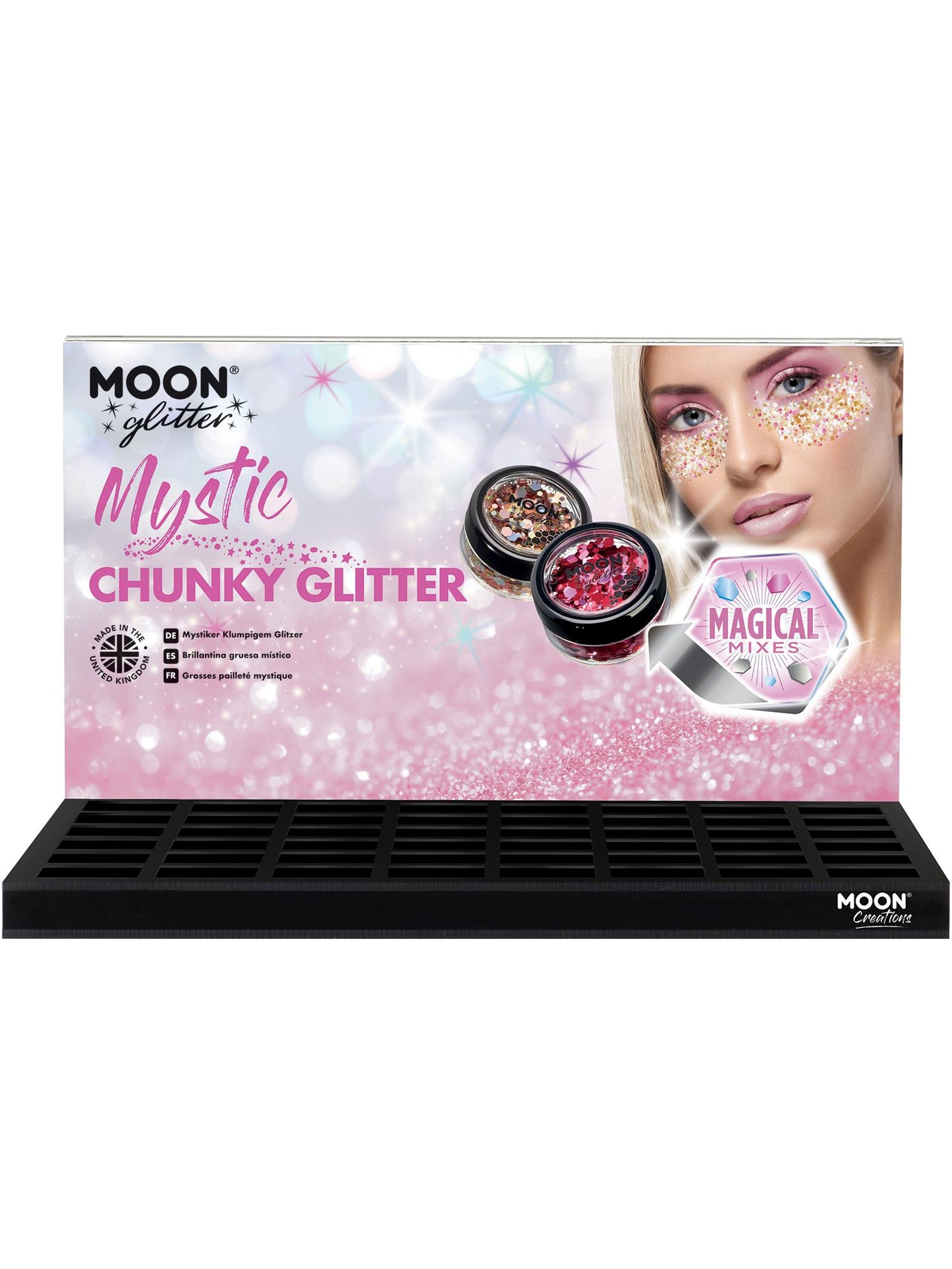Smiffys Moon Glitter Mystic Chunky Glitter, SF für Unisex