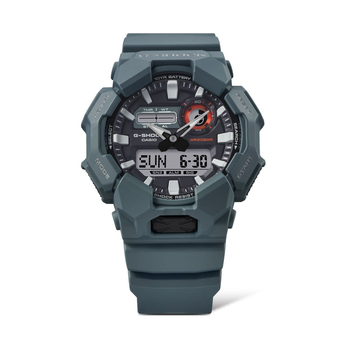 CASIO G-SHOCK Mod. NEW RUGGED BASIC Analog-Digital 10-Year Battery