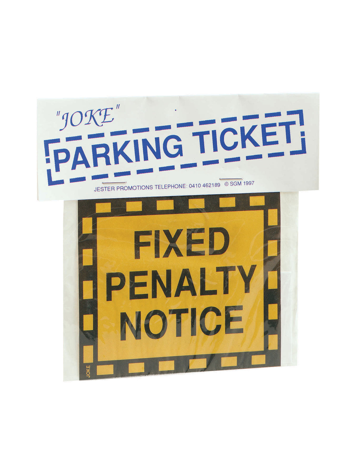 Rubies Joke Parking Ticket Scherz-Parkticket GJ187
