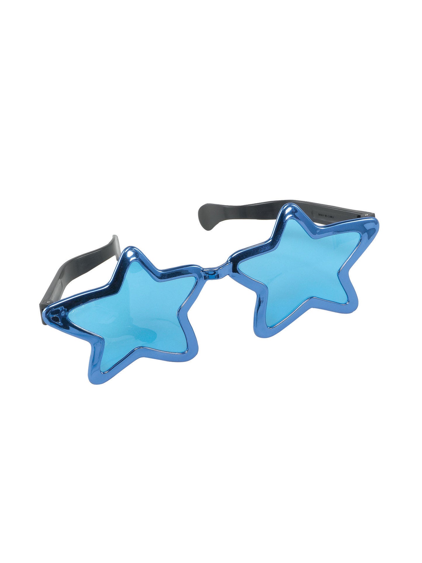 Rubies Rubies Jumbo Metallic Star Glasses (Red/Silver)