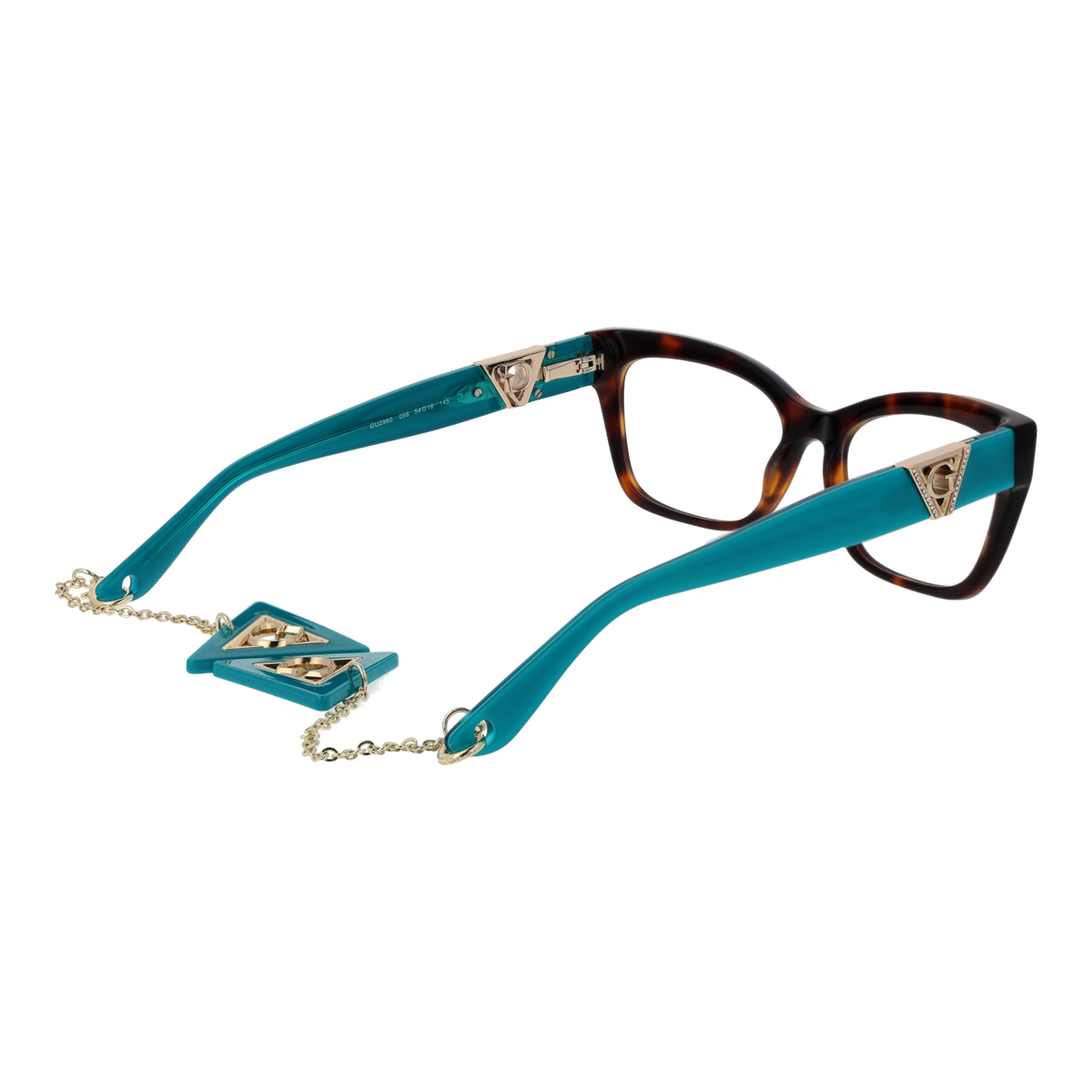 GUESS GU2960 54056 Brille von GUESS EYEWEAR – Seitenansicht