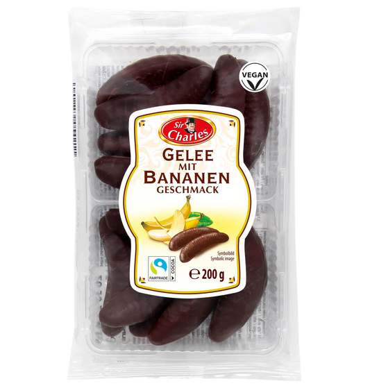 Sir Charles Gelee schokoliert mit Bananengeschmack 200g