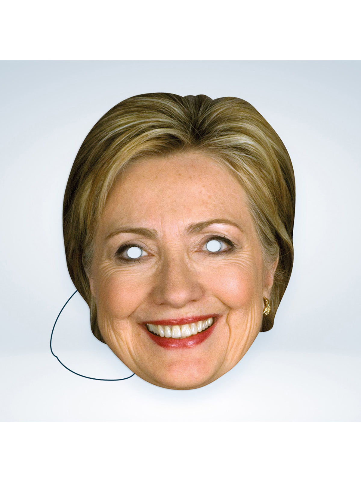 Rubies Hillary Clinton Pappmaske – Detailansicht