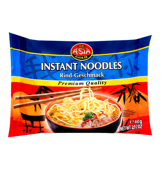 Asia Gold Asia Instant Nudeln mit Rind Beef Geschmack 60g