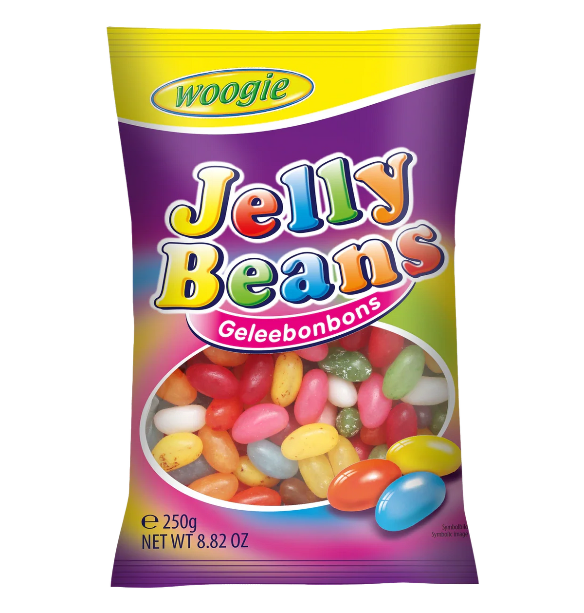Woogie Jelly Beans 250 g gefüllte Gelee-Bohnen
