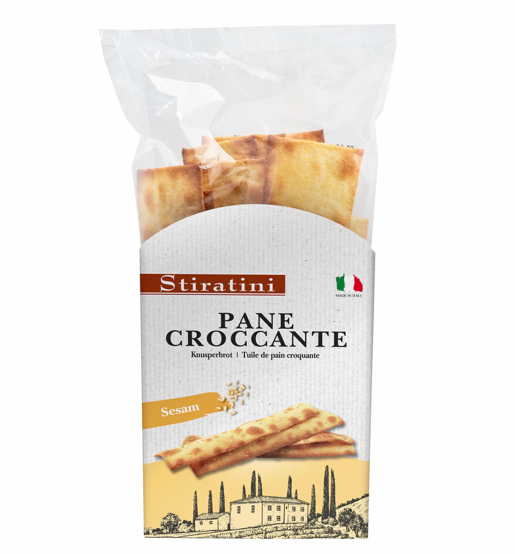 Stiratini Knusperbrot Sesam 140 g – Knuspriges Sesam-Knabberbrot