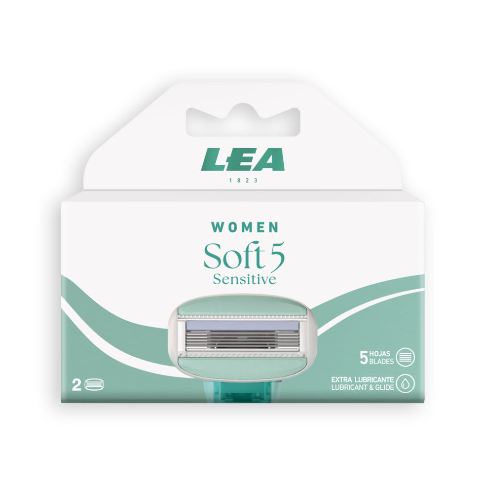 LEA LEA Women Soft 5 Rasierklingen Nachfüllpack 2 Stück Kosmetik