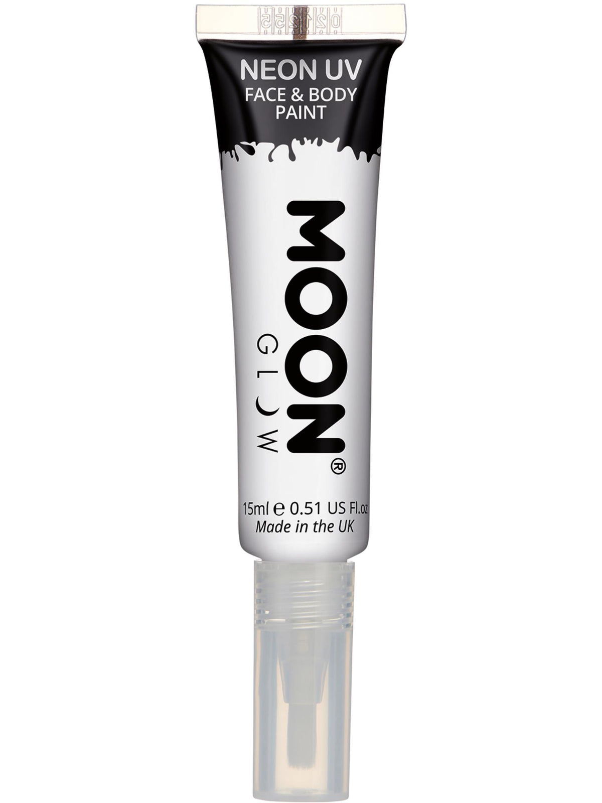 Smiffys Moon Glow Intense Neon UV Face Paint, White CD für Unisex