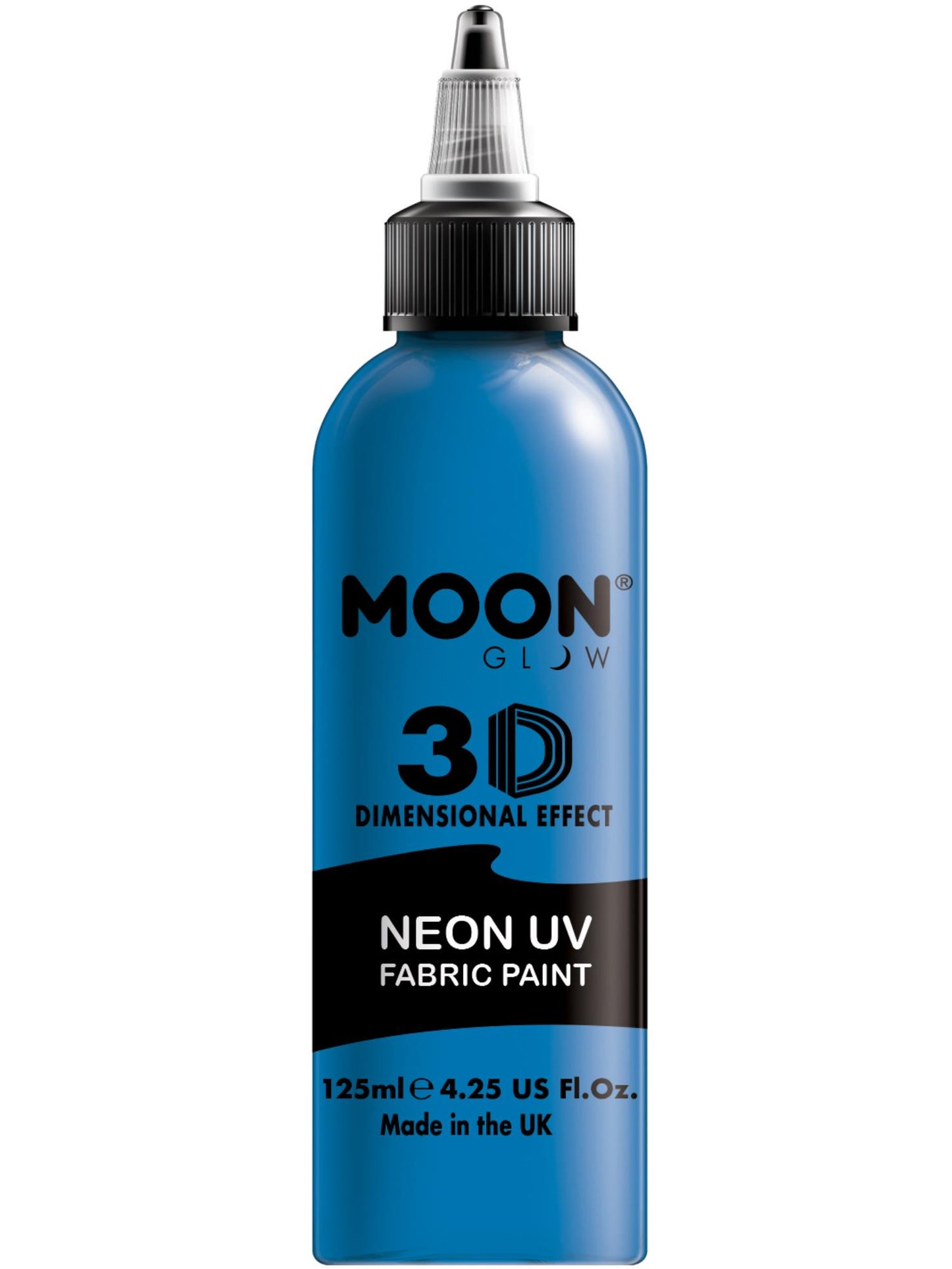 Smiffys Moon Glow - Neon UV Intense Fabric Paint, Blue CD für Unisex
