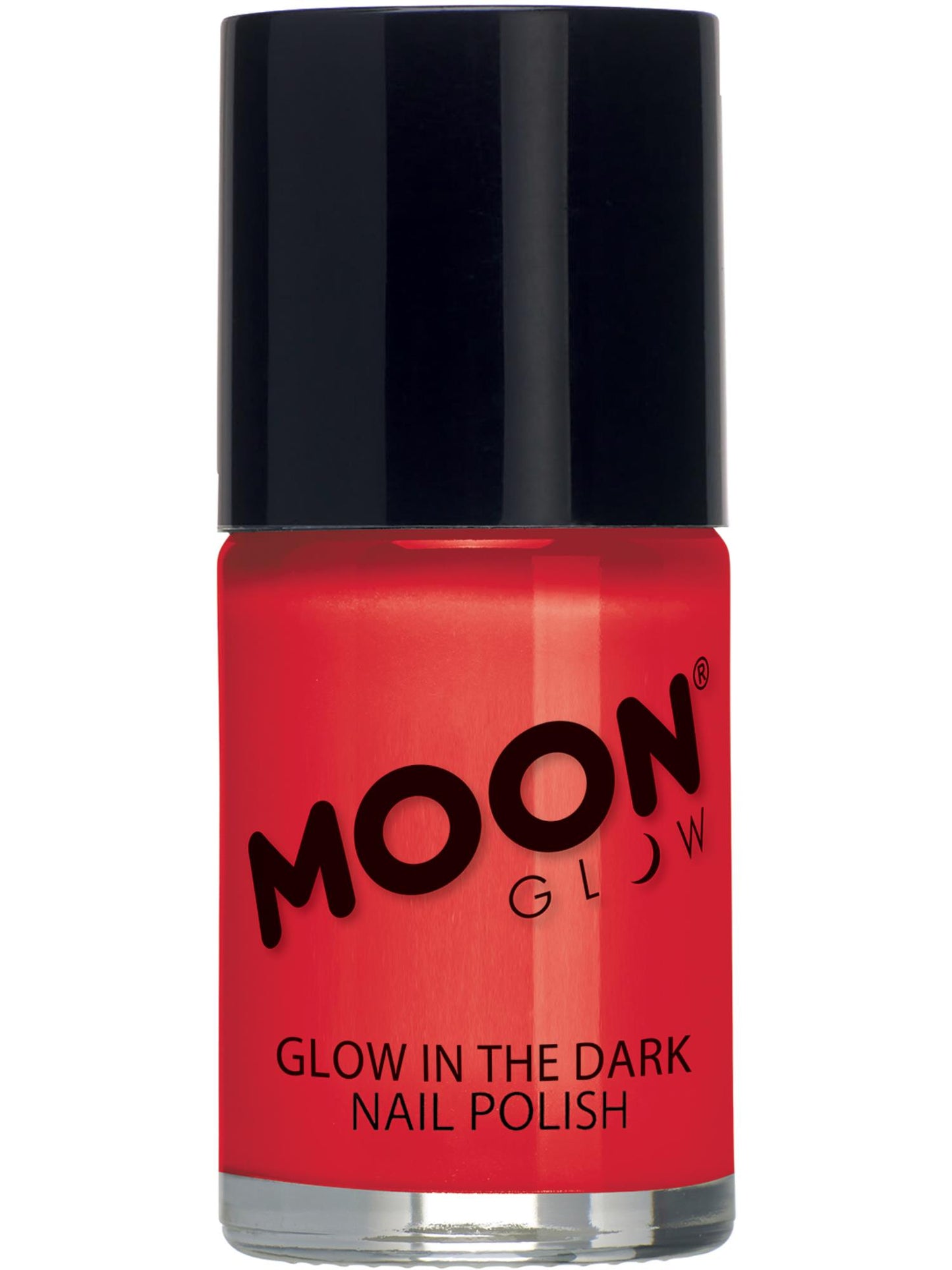 Smiffys Moon Glow - Glow in the Dark Nail Polish, Red CD für Unisex