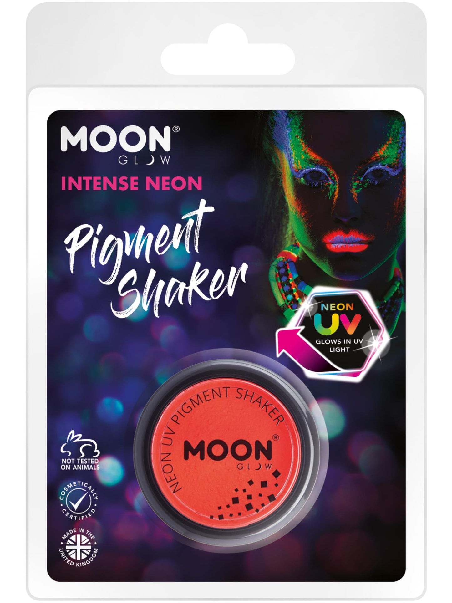 Smiffys Moon Glow Intense Neon UV Pigment Shakers CD für Unisex