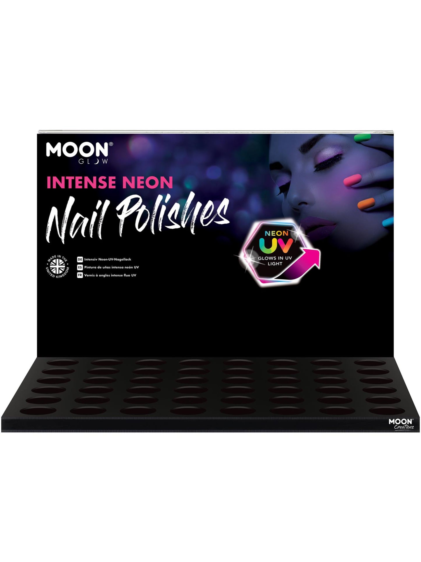 Smiffys Moon Glow Intense Neon UV Nail Polish, SF für Unisex