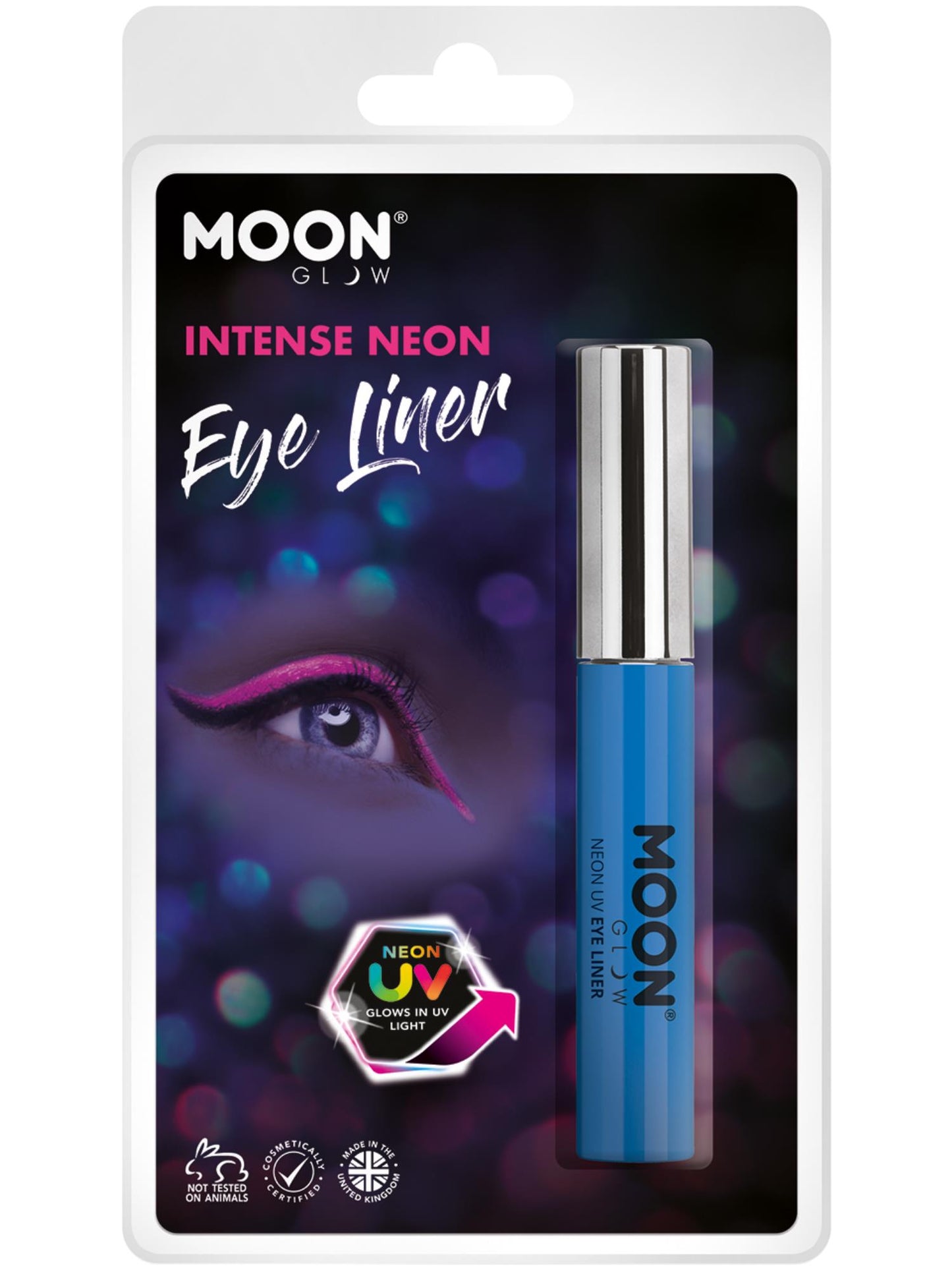 Smiffys Moon Glow Intense Neon UV Eye Liner, Intense Blue CD für Unisex