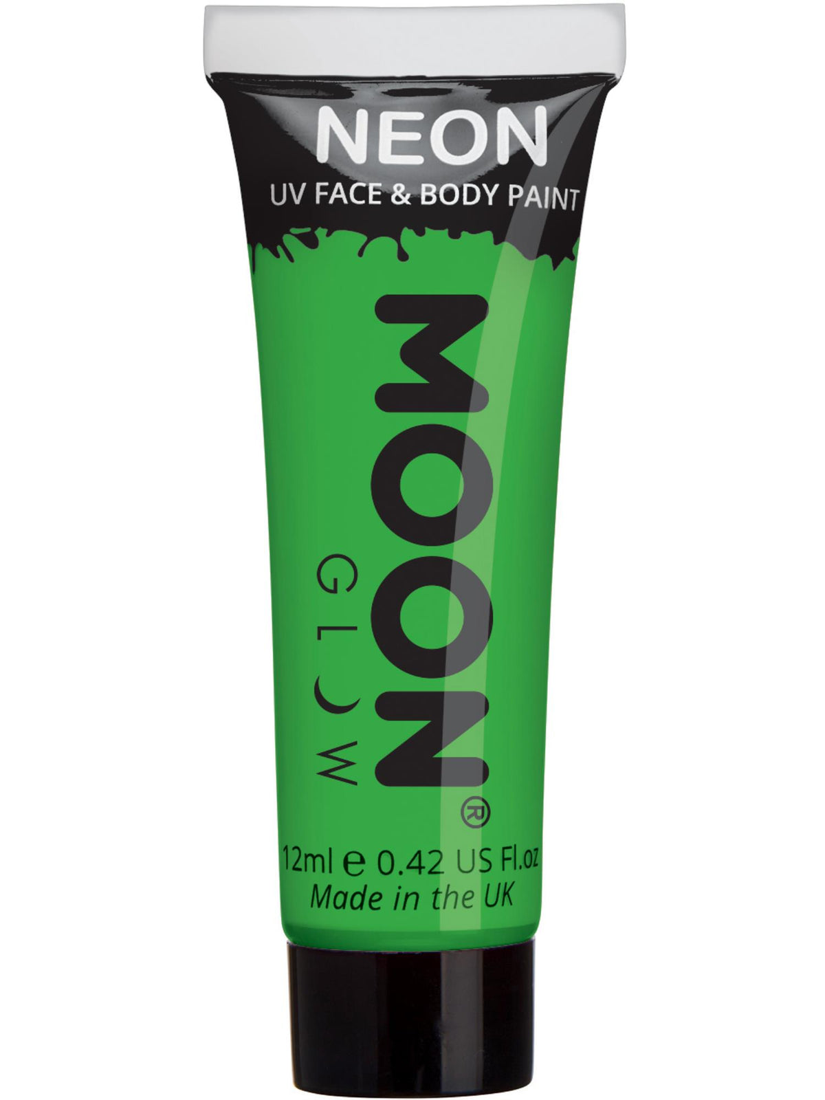 Smiffys Moon Glow Intense Neon UV Face Paint, Intense Gree CD für Unisex