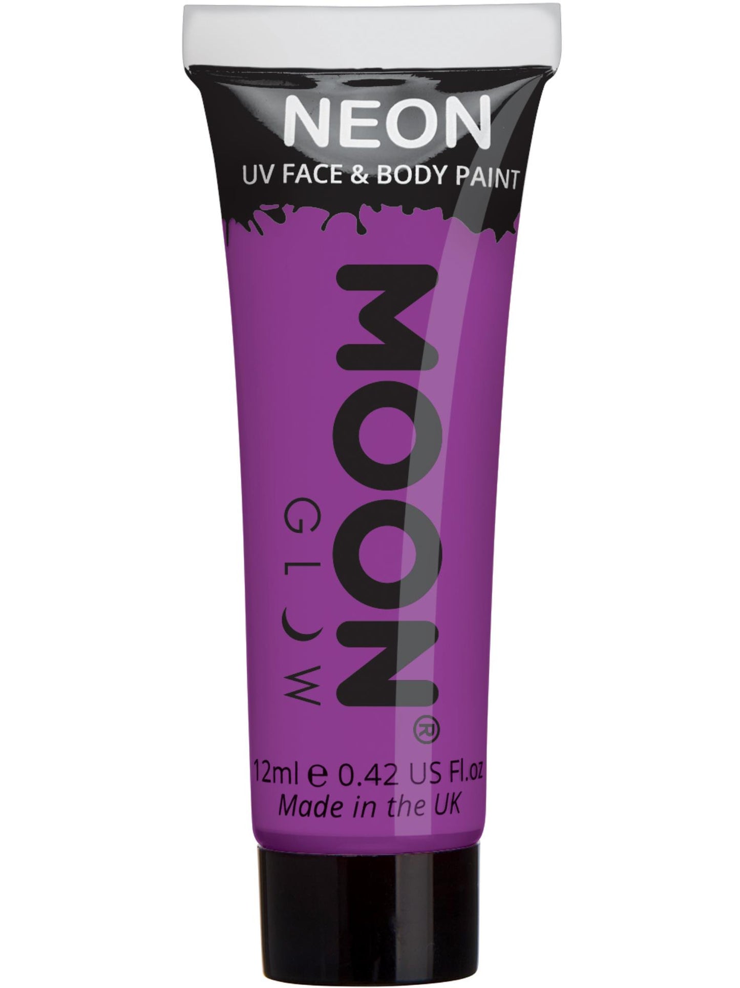Smiffys Moon Glow Intense Neon UV Face Paint, Intense Purp CD für Unisex