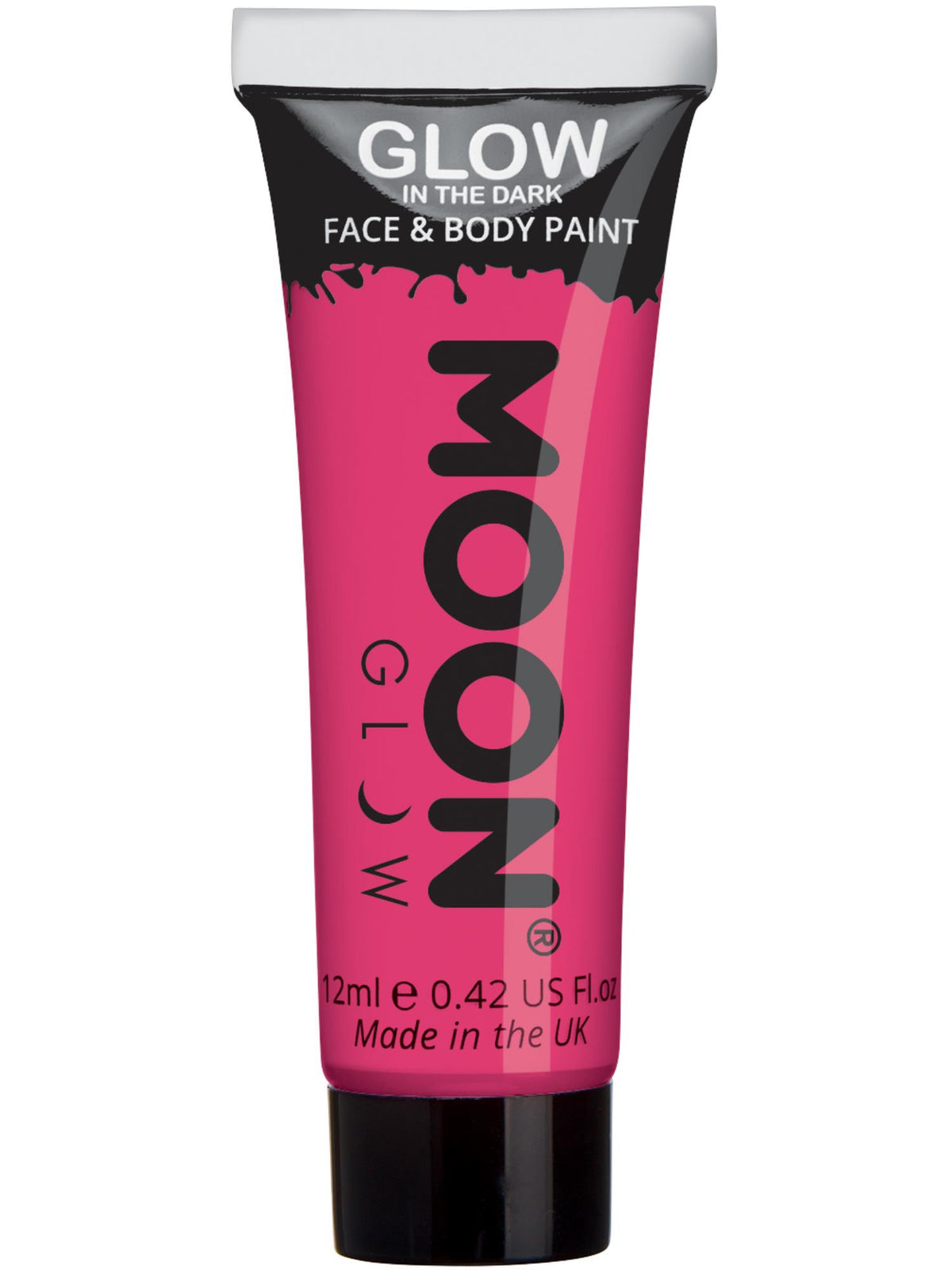 Smiffys Moon Glow - Glow in the Dark Face Paint, Pink CD für Unisex