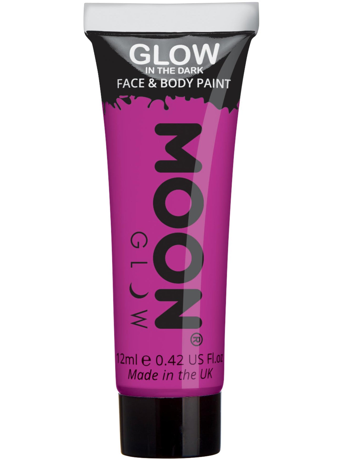 Smiffys Moon Glow - Glow in the Dark Face Paint, Purple CD für Unisex