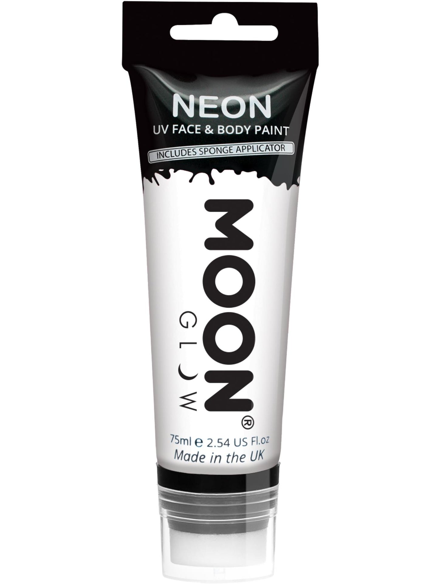 Smiffys Moon Glow Supersize Intense Neon UV Face Paint, Wh CD für Unisex