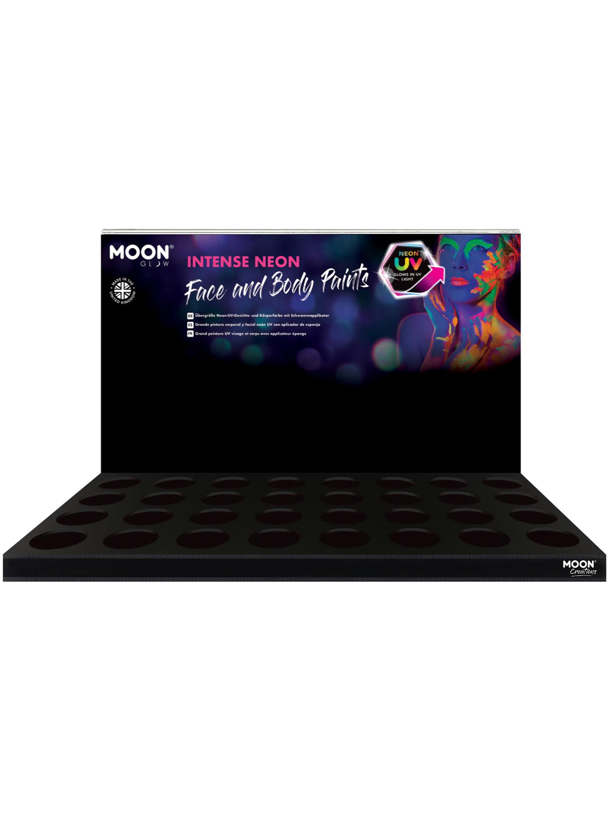 Smiffys Moon Glow Supersize Intense Neon UV Face Paint, SF für Unisex