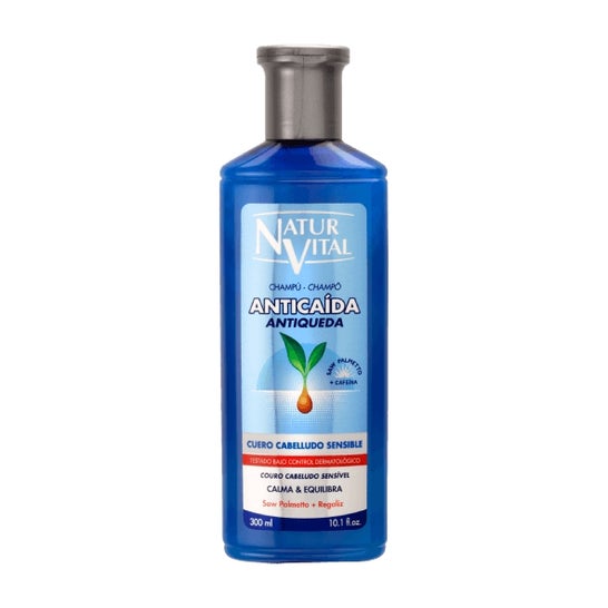 Naturvital Champu Anticaida Shampoo für empfindliche Kopfhaut 300 ml