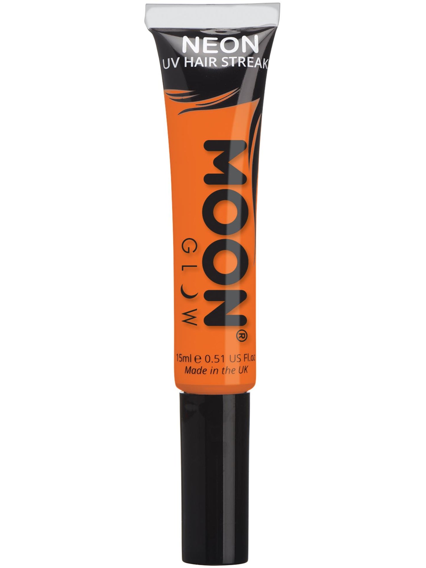 Smiffys Moon Glow Intense Neon UV Hair Streaks, Intense Or CD für Unisex