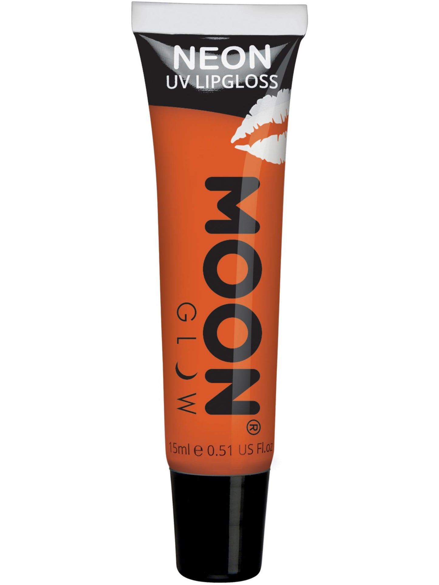 Smiffys Moon Glow Intense Neon UV Fruity Lipgloss, Orange CD für Unisex