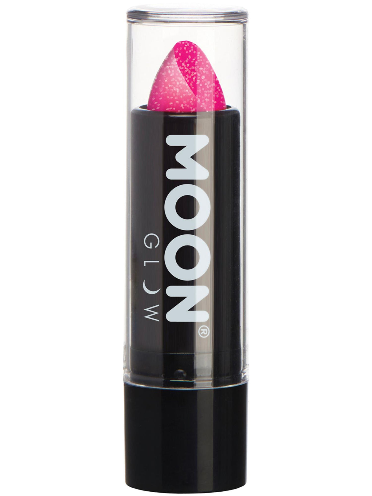 Smiffys Moon Glow - Neon UV Glitter Lipstick, Magenta CD für Unisex