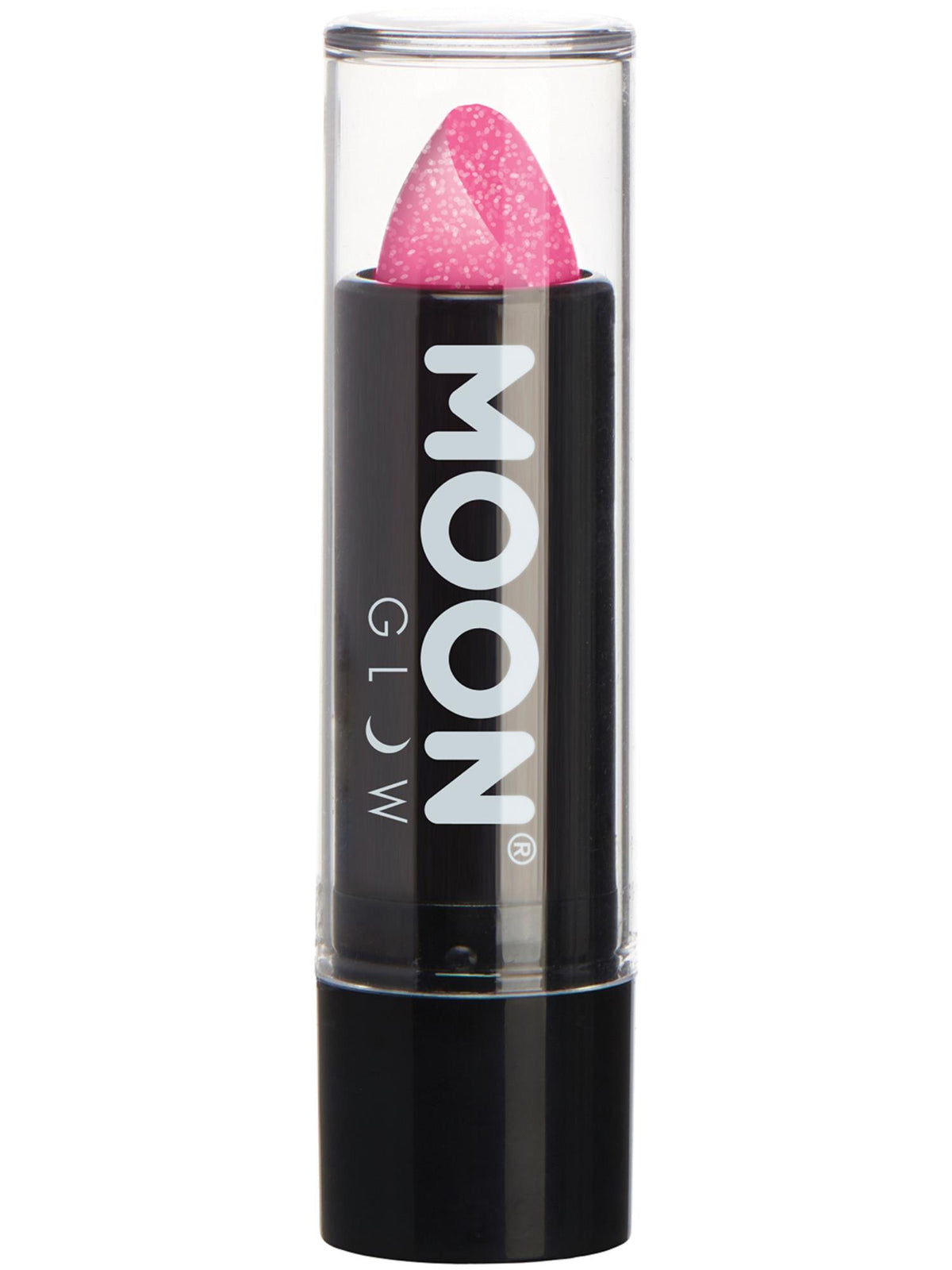 Smiffys Moon Glow - Neon UV Glitter Lipstick, Hot Pink CD für Unisex