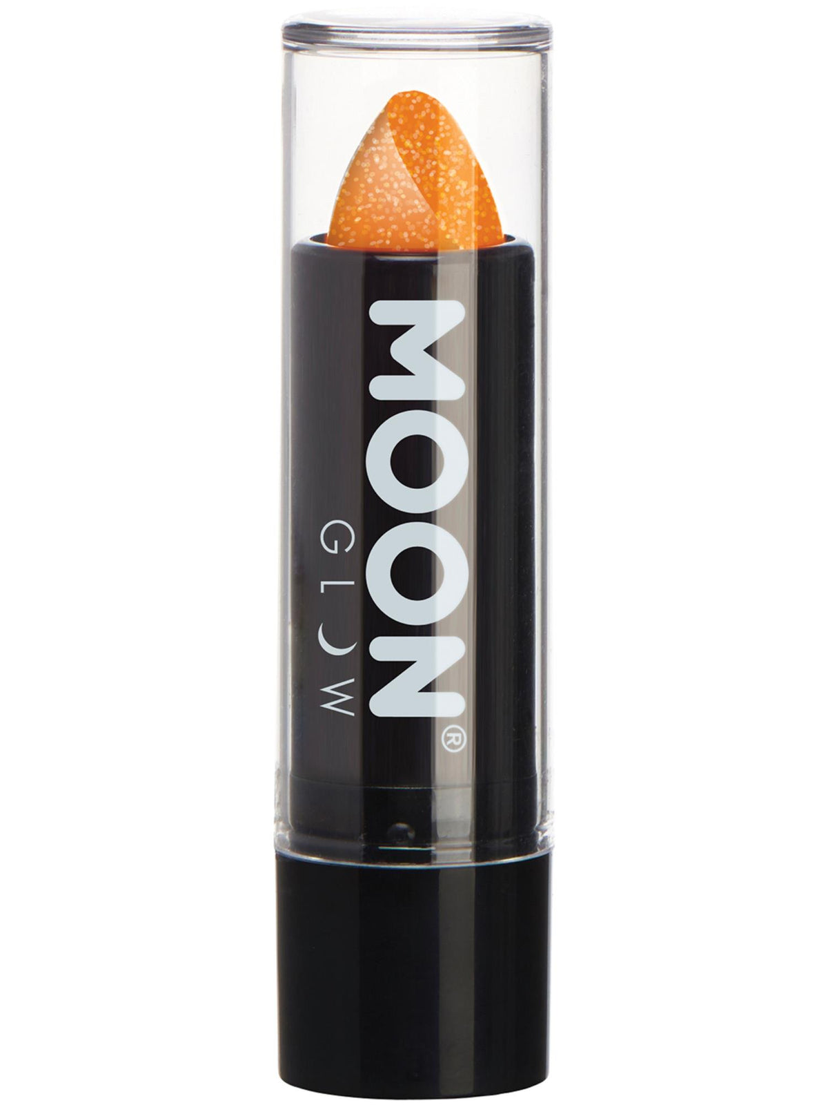 Smiffys Moon Glow - Neon UV Glitter Lipstick, Orange CD für Unisex