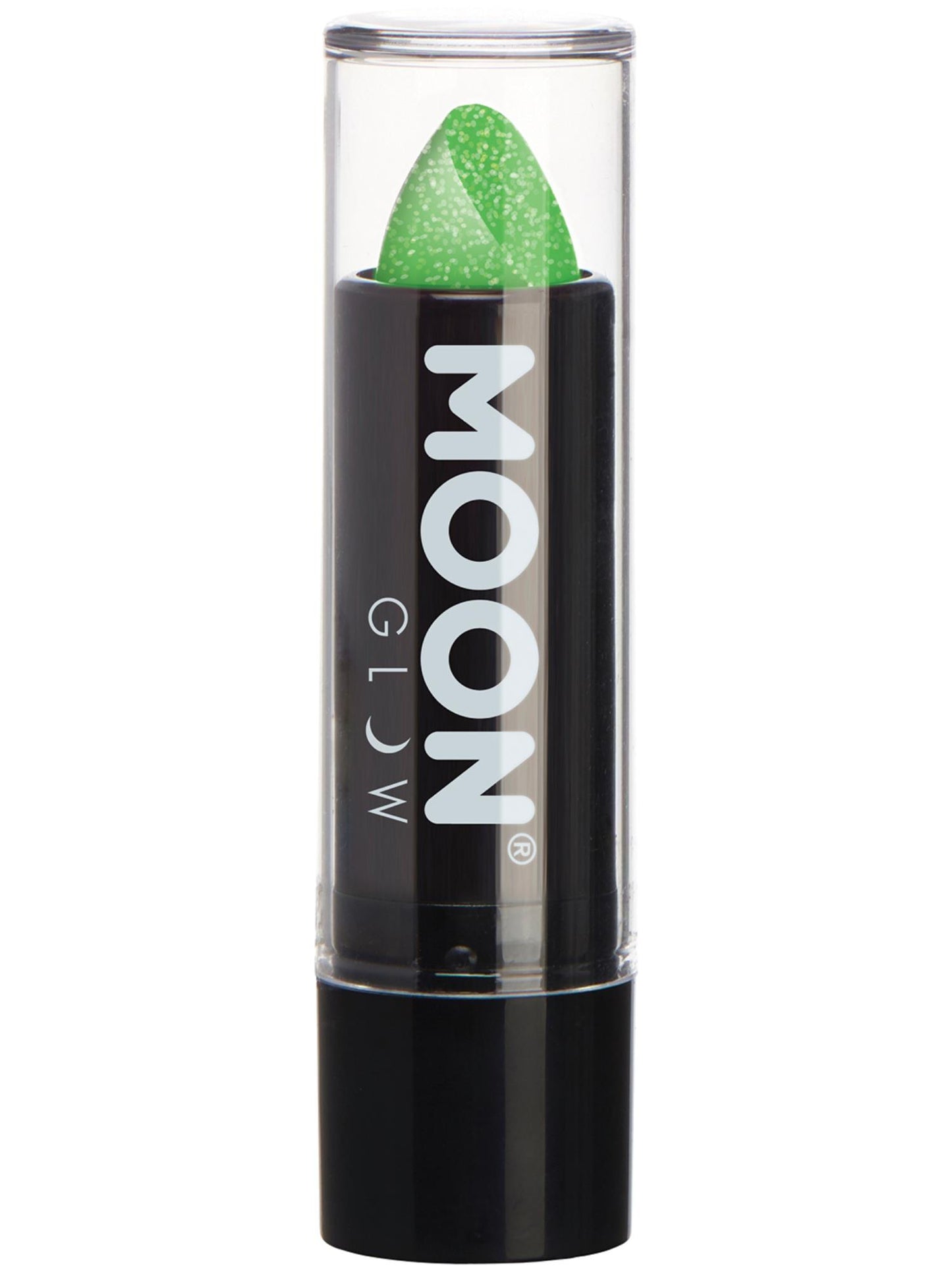 Smiffys Moon Glow - Neon UV Glitter Lipstick, Green CD für Unisex