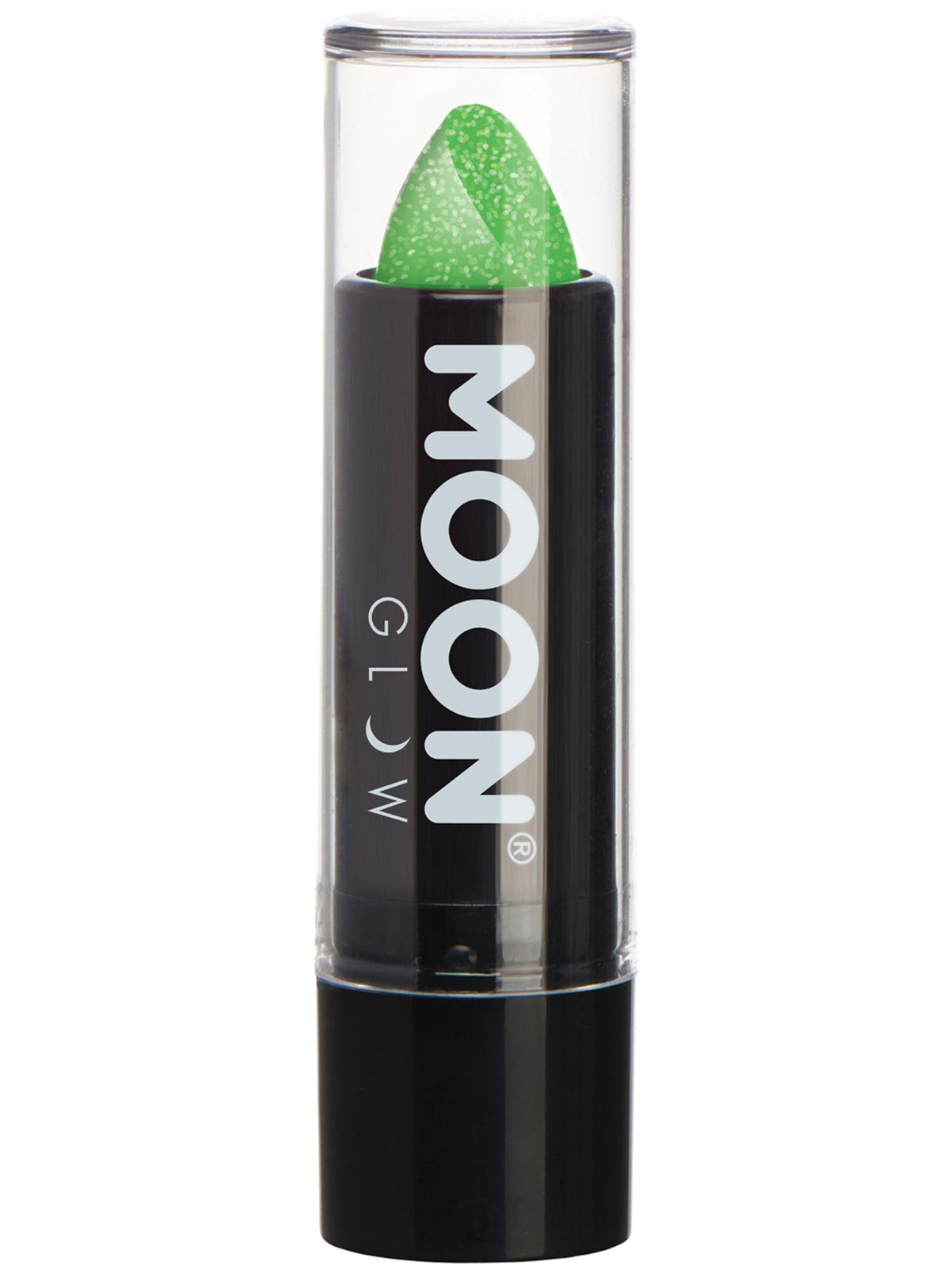 Smiffys Moon Glow - Neon UV Glitter Lipstick, Green CD für Unisex