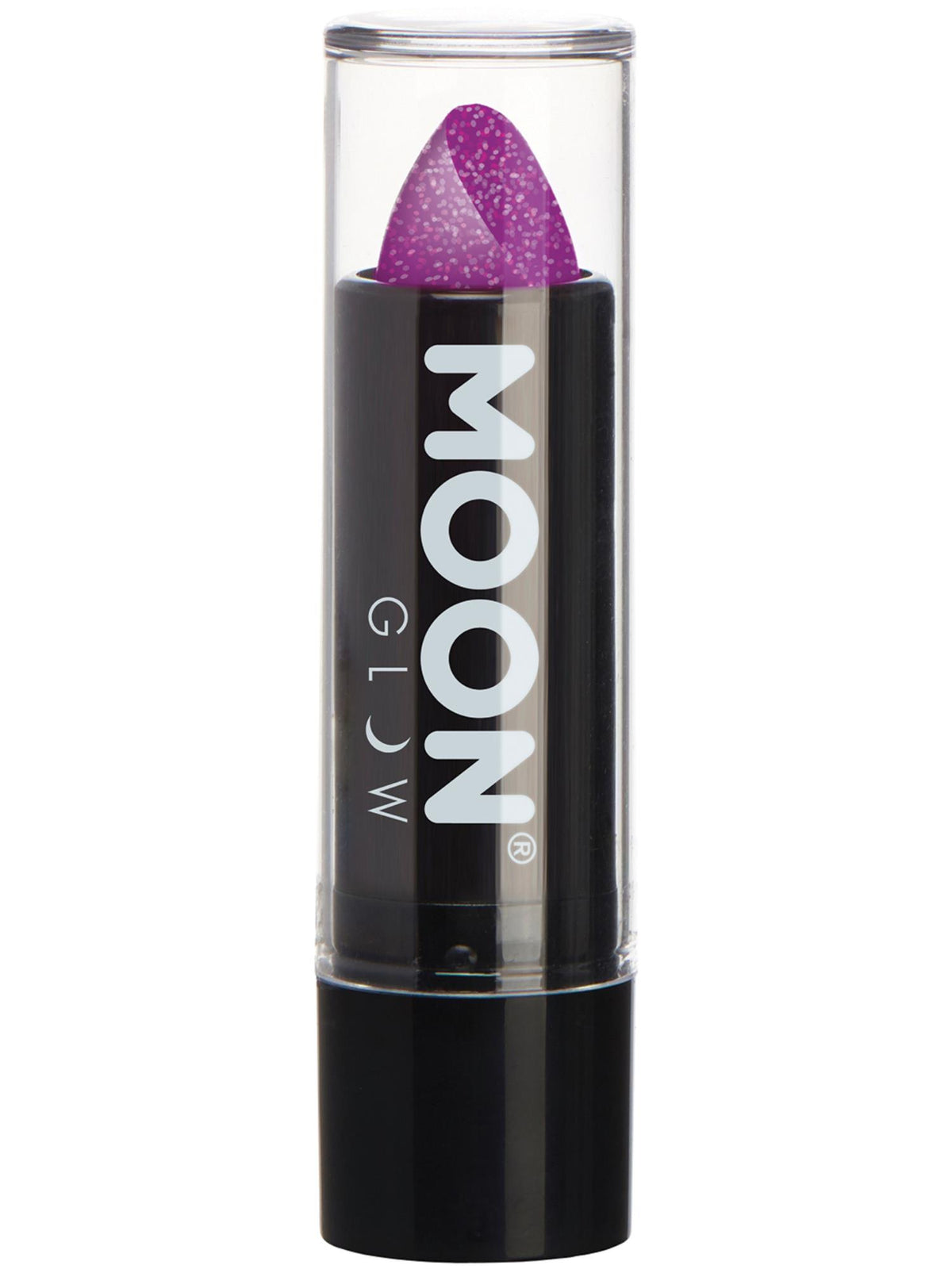 Smiffys Moon Glow - Neon UV Glitter Lipstick, Purple CD für Unisex