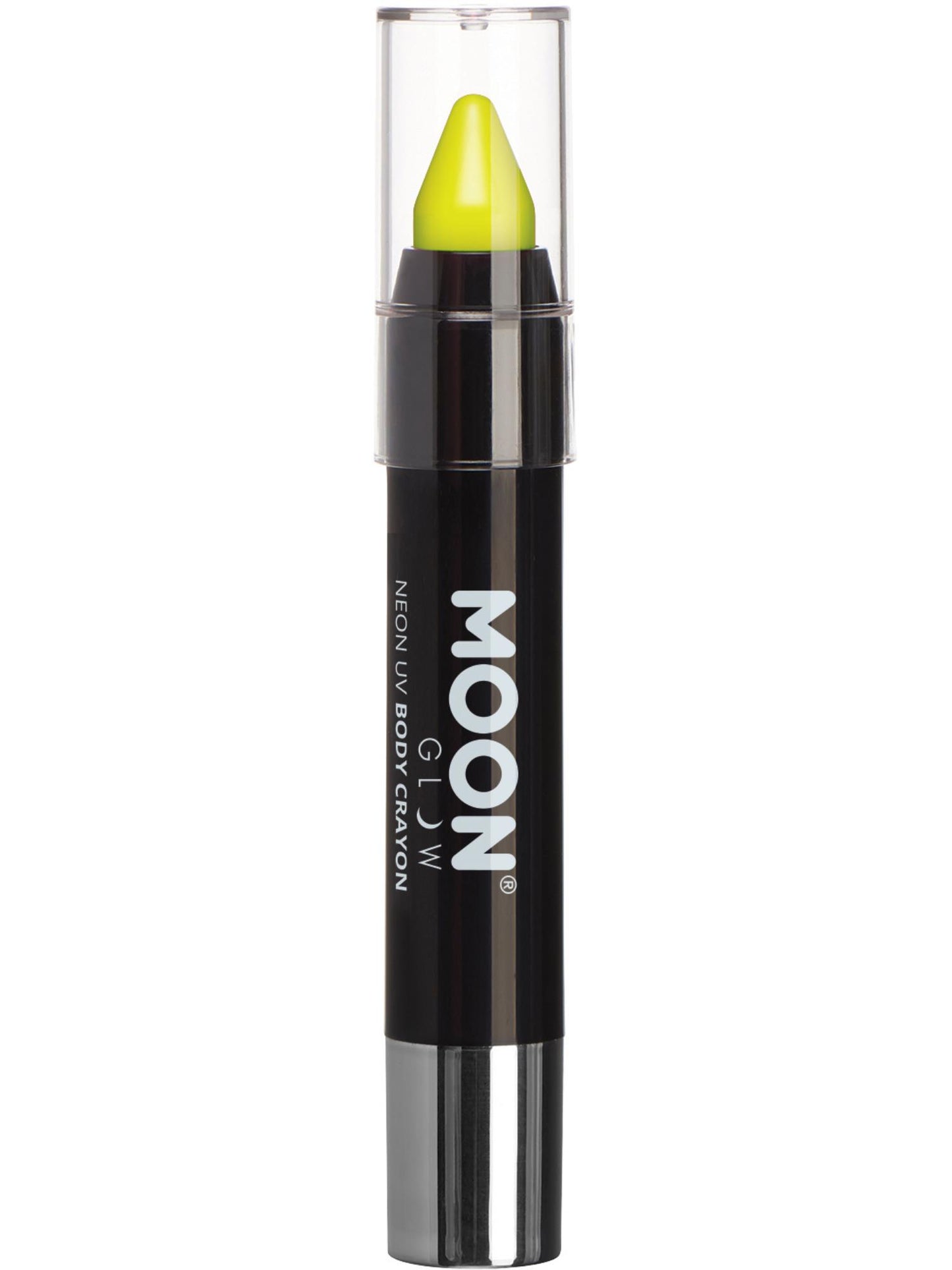 Smiffys Moon Glow Intense Neon UV Body Crayons, Intense Ye CD für Unisex
