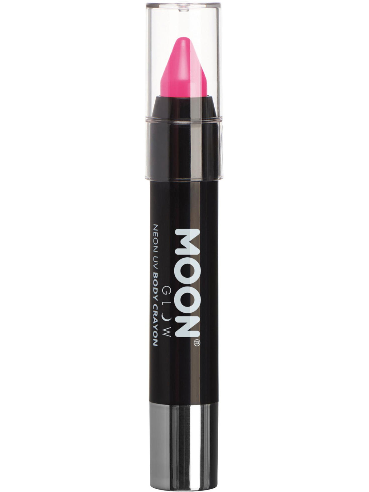 Smiffys Moon Glow Pastel Neon UV Body Crayons, Pastel Pink CD für Unisex