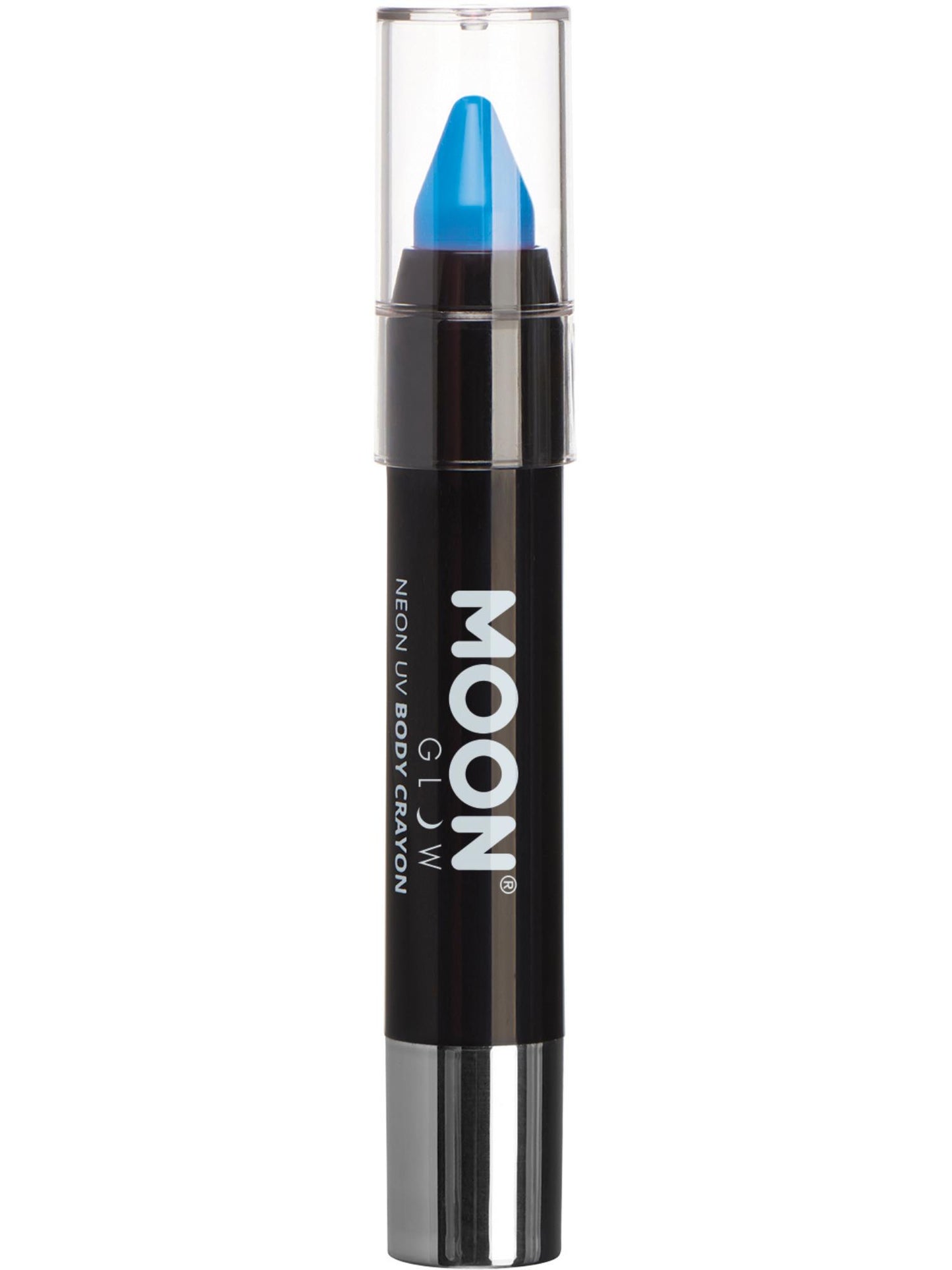 Smiffys Moon Glow Pastel Neon UV Body Crayons, Pastel Blue CD für Unisex