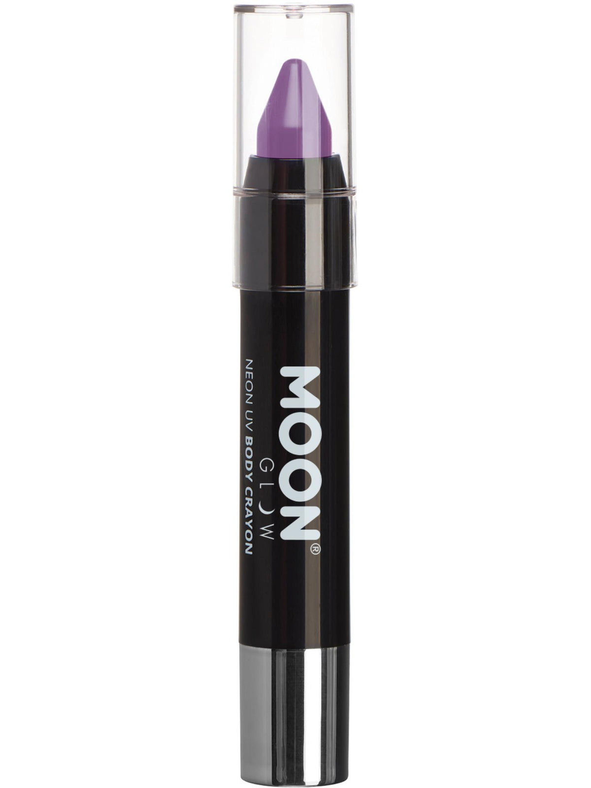 Smiffys Moon Glow Pastel Neon UV Body Crayons, Pastel Lila CD für Unisex