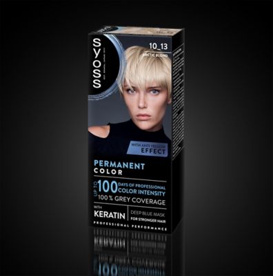 SYOSS SYOSS Permanent Cool Color 10,13 Arctic Blond Haarfarbe 1 Anwendung Kosmetik