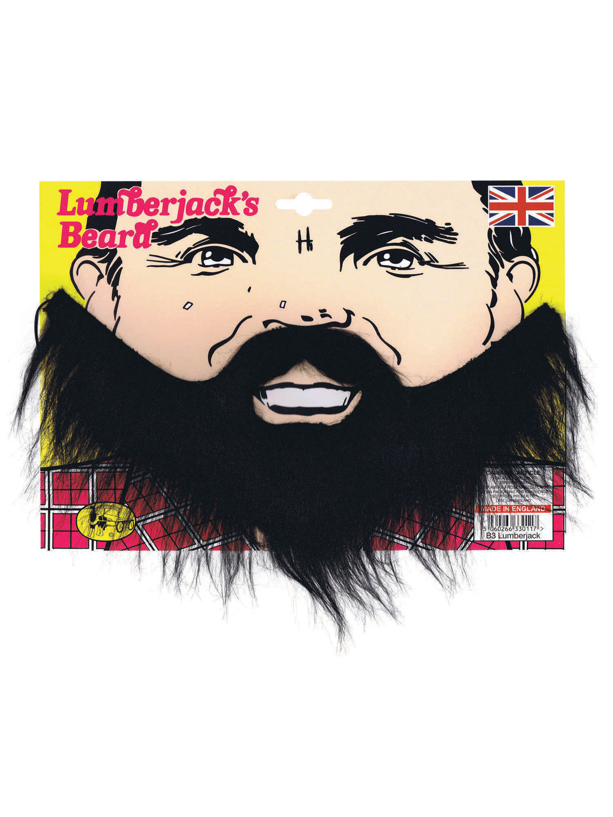 Rubies Lumberjack Beard. Black Beards and Moustaches