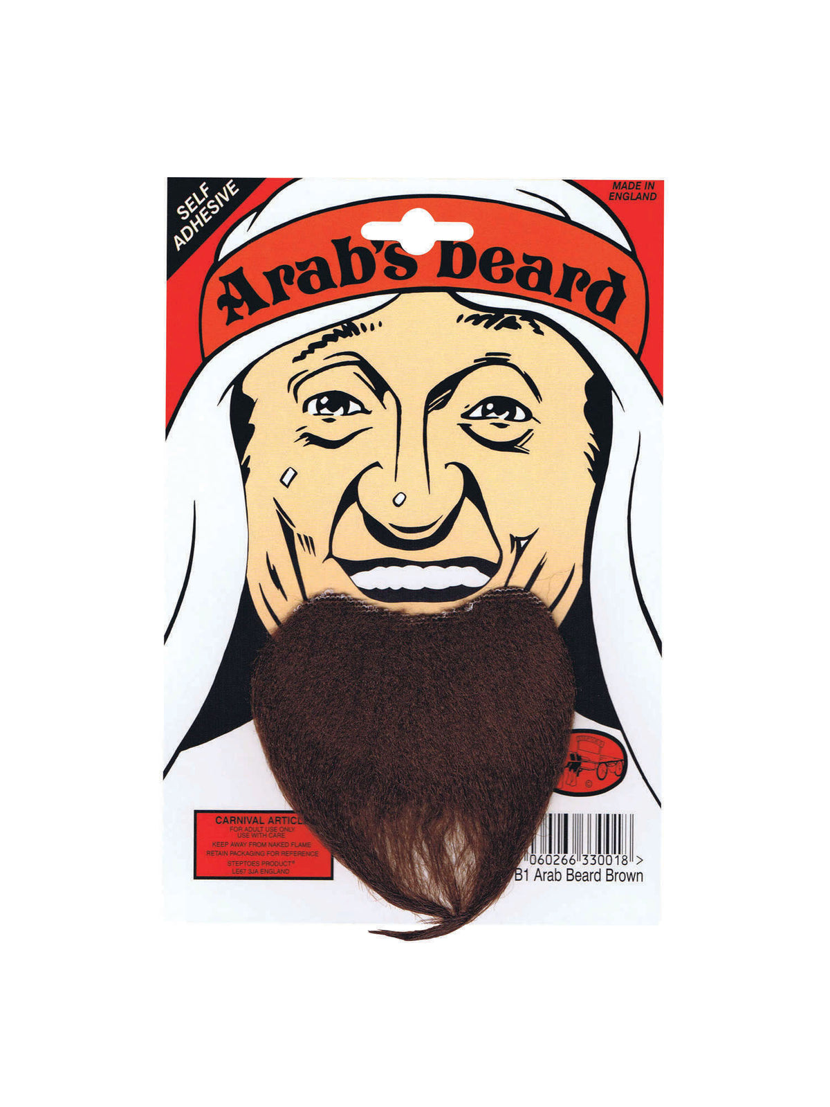 Rubies Goatee/Arab Beard. Brown Beards and Moustaches