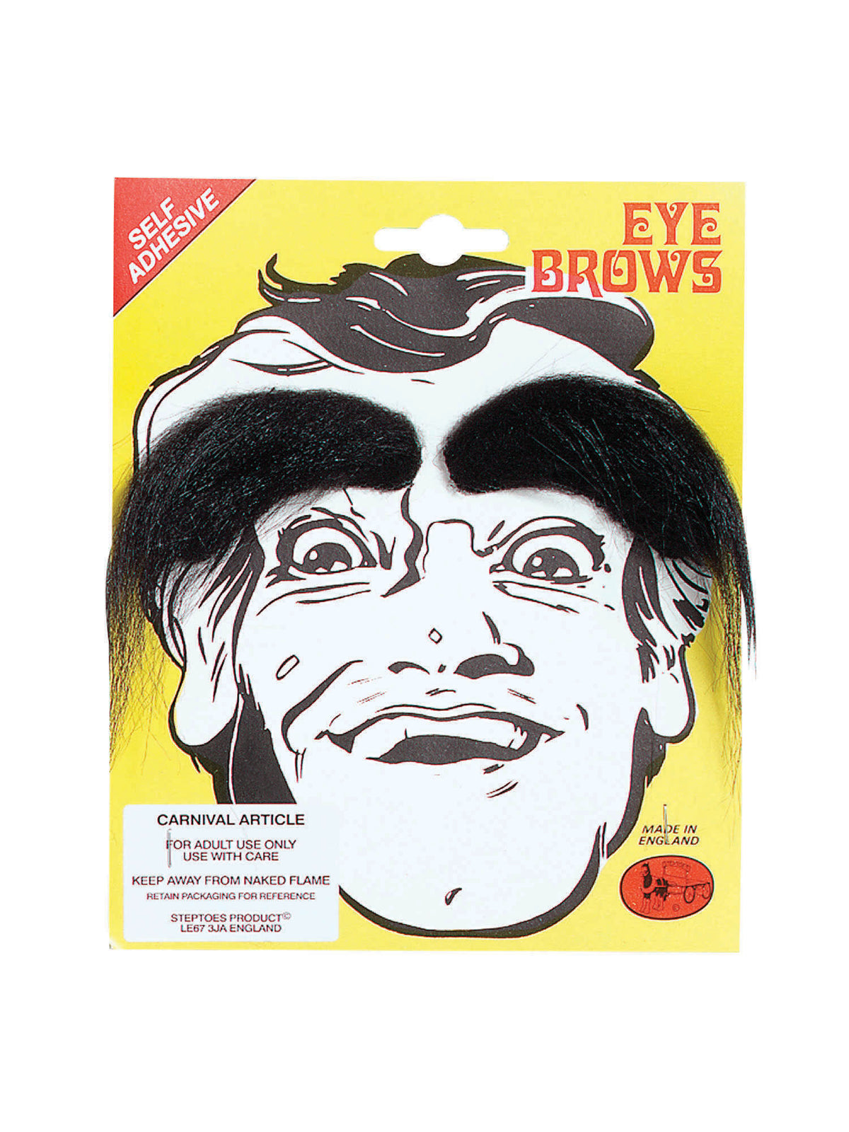 Rubies Eyebrows. Black Beards and Moustaches