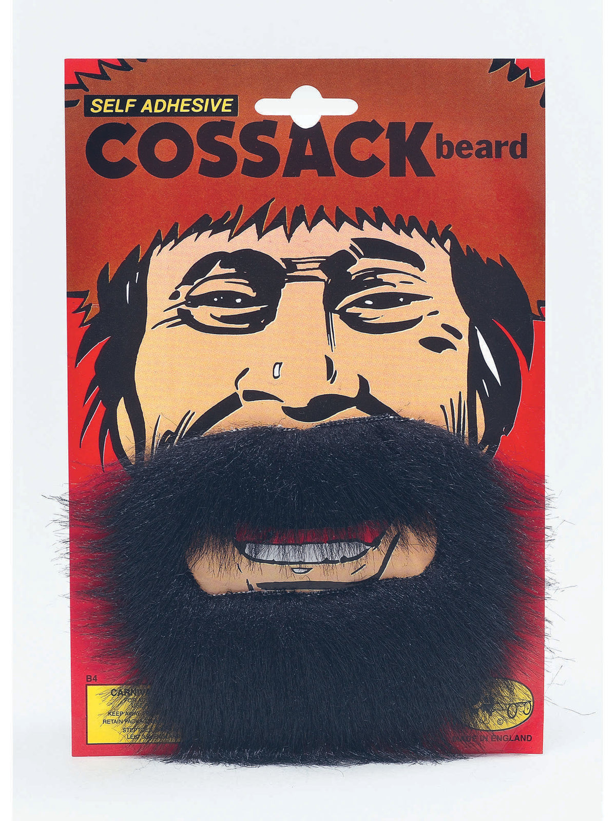 Rubies Cossack Beard. Black Beards and Moustaches