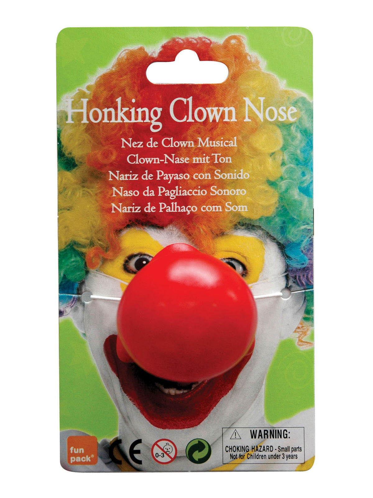 Rubies Clown Nose Vinyl. Honking Misc Disguise