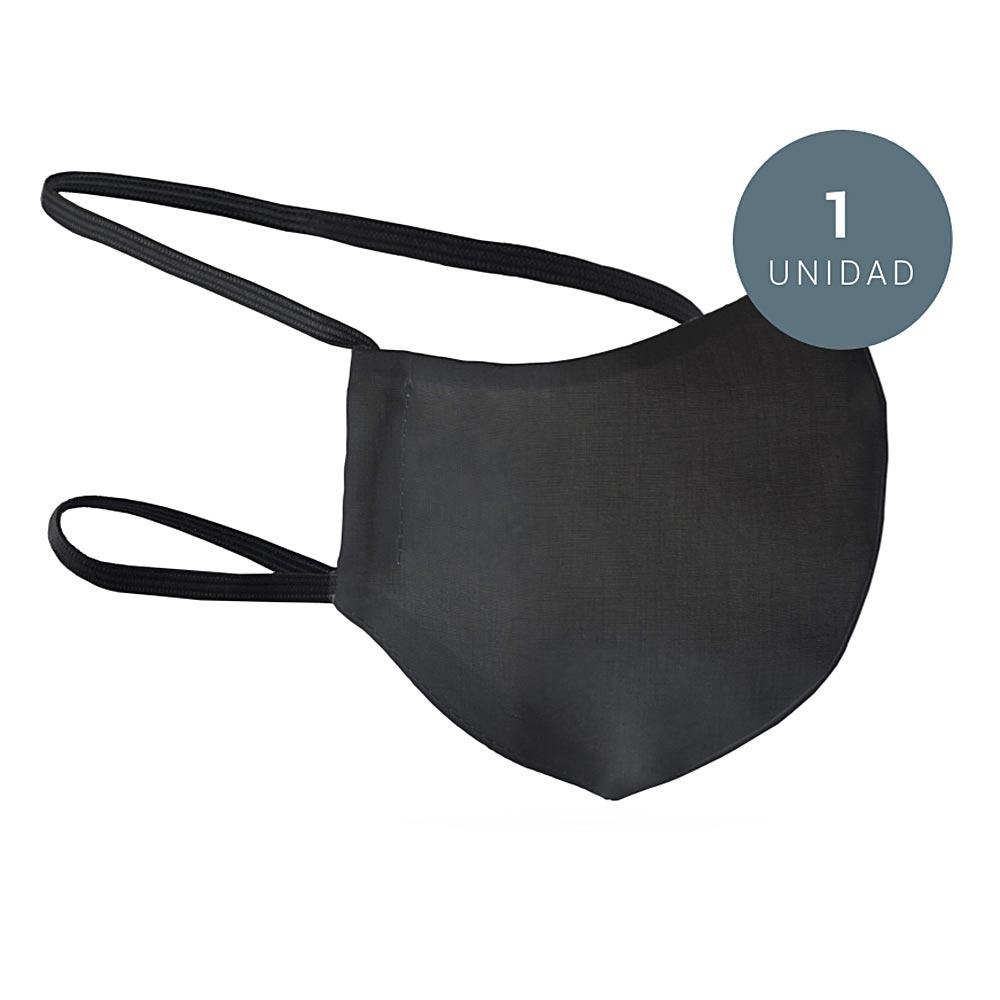 R40 ADULTO máscara protectora higiénica 40 usos #negra 1 pz