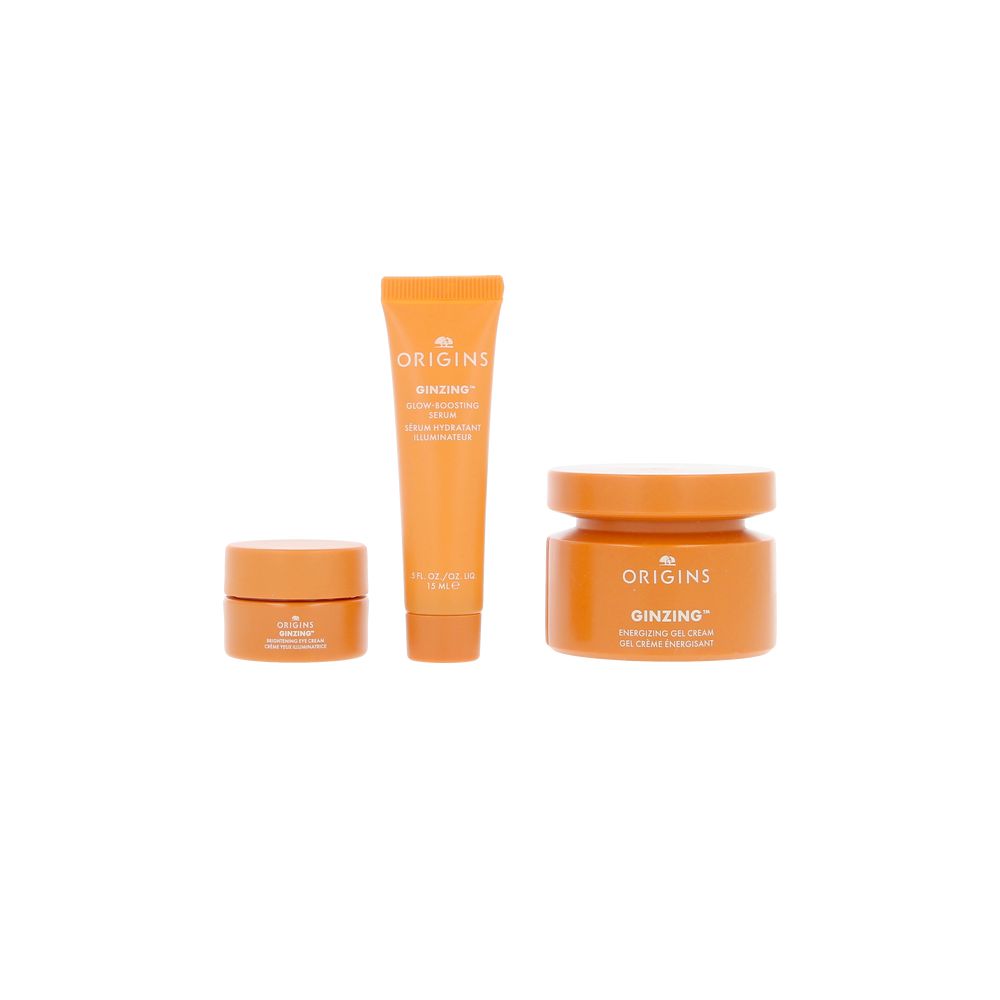 GINZING ENERGIZING GEL CREAM WITH CAFFEINE + NIACINAMIDE 3-piece set