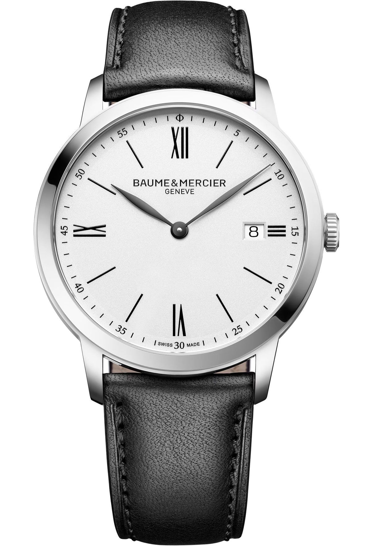 BAUME&MERCIER BAUME & MERCIER Classima 40 mm White Luxusuhr – Seitenansicht