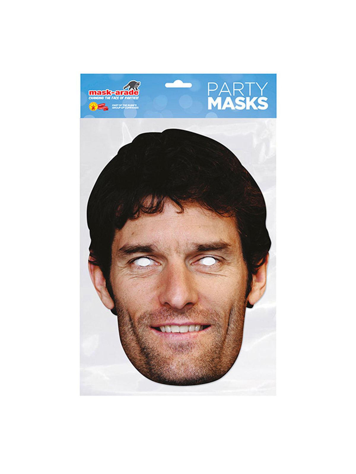 Rubies MARK WEBBER CELEBRITY FACE MAS Maske
