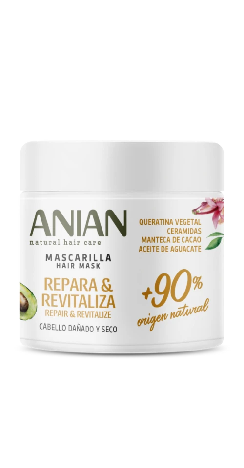 ANIAN ANIAN Mascarilla Queratina Vegetal Repara y Revitaliza 350 ml Kosmetik