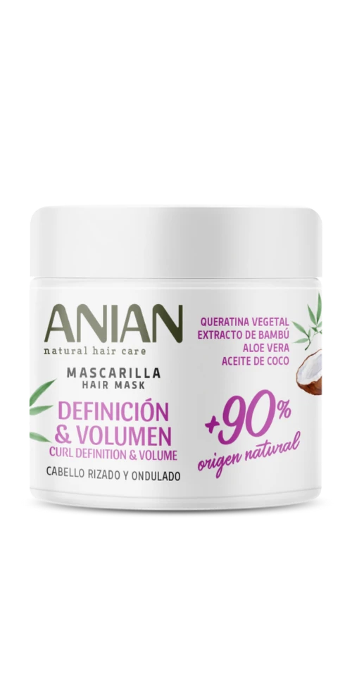ANIAN ANIAN Definición y Volumen Mascarilla Keratin Pflanzlich 350 ml Kosmetik