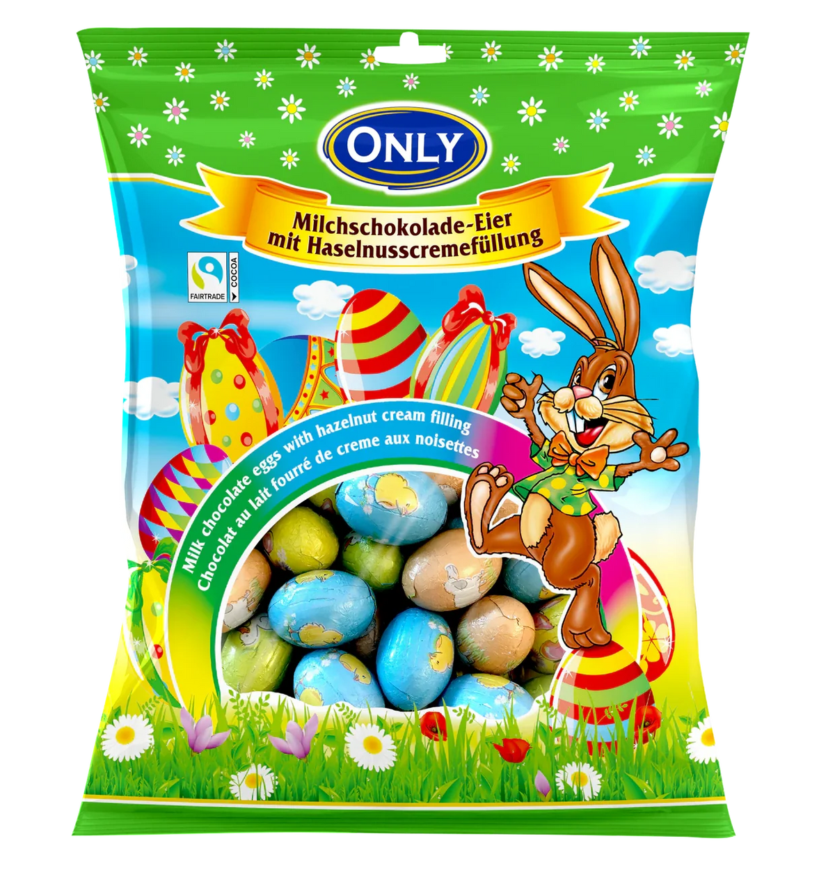 Only Milchschokoladeeier mit Haselnusscremefüllung gross 400 g von Only