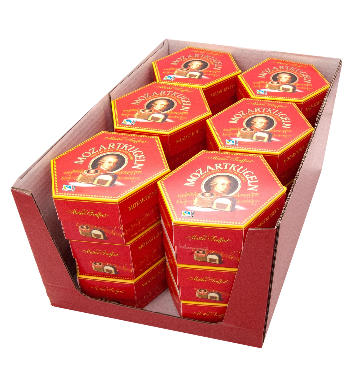 Maître Truffout Mozartkugeln 300 g in eckiger Geschenkbox